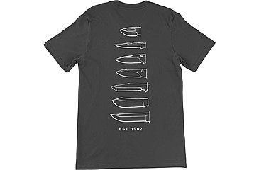 Image of Buck Knives Blade T-Shirt - Men's, Charcoal, Large, Cotton, 13366