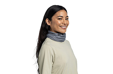 Image of Buff Coolnet UV Neckwear, Solid Ash, 119328.914.10.00