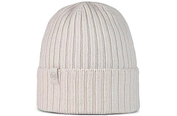 Image of Buff Knitted Beanie Norval Hat -Unisex, Ice, 124242.798.10.00