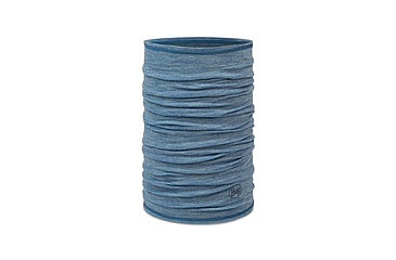 Image of Buff Merino Lightweight Neckwear, Solid Lake Blue, 113010.739.10.00
