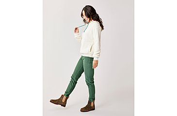 Image of Carve Designs Brie Sherpa Hoodie - Womens, Birch, Extra Small, FLHS80-280-XS