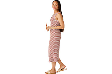 Image of Carve Designs Elodie Rib Dress - Womens, Penny Stripe, Small, DKPT20-914-SM