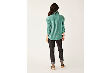 Image of Carve Designs Hudson Stretch Cord Shacket - Womens, Forest, Small, JCSK99-326-SM