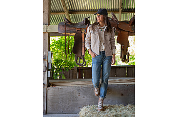 Image of Carve Designs Rhea Buttercord Jacket - Womens, Cement, Large, JCTR15-090-LG