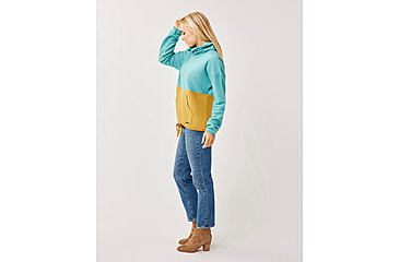 Image of Carve Designs Rowayton Colorblock Cowl - Womens, Wave w. Wood, Small, FLRC20-482-SM