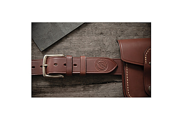 Image of Casstrom Swedish Forest Belt - Men's, 2XS-Large, 90cm, Brass Buckle, Leather, Brown, 11550