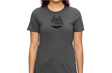 Image of Christensen Arms Antler Wordmark SS Tee - Womens, Carbon, 2X, 730-CA107-40-01-103-06