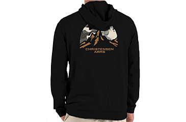 Image of Christensen Arms Camo Mountain Full Zip Hoodie - Mens, Black, S, 730-CA082-20-00-000-02