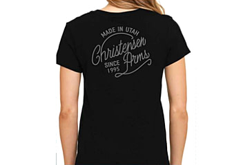 Image of Christensen Arms Christensen Script Scoop Neck SS Tee - Womens, Black, XL, 730-CA100-110-01-000-05