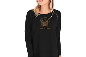 Image of Christensen Arms Classic Eagle LS Tee - Womens, Black, L, 730-CA108-50-01-000-04