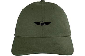 Image of Christensen Arms Ram Logo Unstructured Cap - Mens, Olive, OSFM, 730-CAH35-00-02-200-00