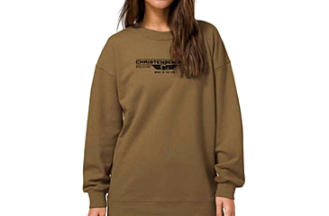Image of Christensen Arms Worldclass Wordmark Crew Sweatshirt - Womens, Butterscotch, 2X, 730-CA121-80-01-503-06