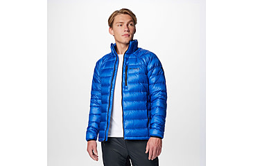 Image of Columbia Arctic Crest Down Jacket - Mens, Mountain Blue, Medium, 2088781433-M