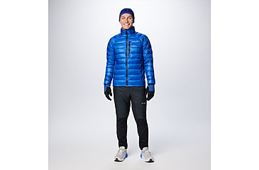 Image of Columbia Arctic Crest Down Jacket - Mens, Mountain Blue, Medium, 2088781433-M
