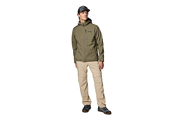 Image of Columbia Ascender II Hooded Softshell Jacket - Mens, Stone Green, S, 2090451-397-S