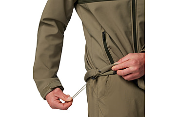 Image of Columbia Ascender Softshell Jacket - Mens, Stone Green/Grey, L, 1556531-398-L