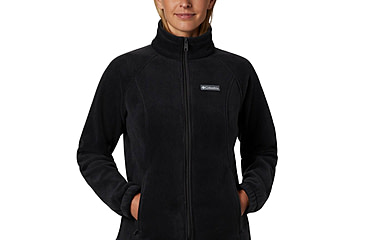 Image of Columbia Benton Springs Full Zip, Black, S - Womens, 1372111010-S