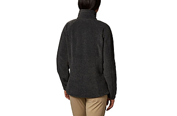 Image of Columbia Benton Springs Full Zip Fleece Jacket - Women's, Charcoal Heather, 2XL, 1372111030ChlHthXXL