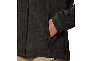 Image of Columbia Benton Springs Full Zip Fleece Jacket - Womens, Charcoal Heather, 2XL, 1372111030ChlHthXXL