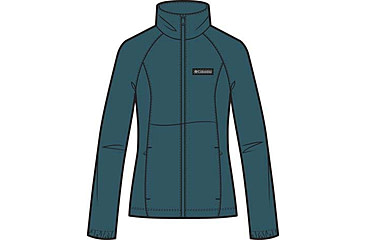 Image of Columbia Benton Springs Full Zip Fleece Jacket - Womens, Everblue, Small, 1372111-428-S