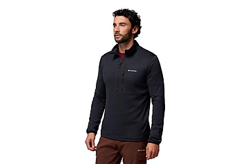 Image of Columbia Essential Hike Grid Fleece Half Zip Jacket - Mens