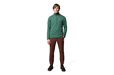 Image of Columbia Essential Hike Grid Fleece Half Zip Jacket - Mens