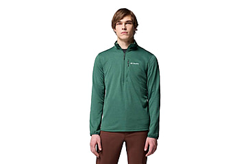 Image of Columbia Essential Hike Grid Fleece Half Zip Jacket - Mens