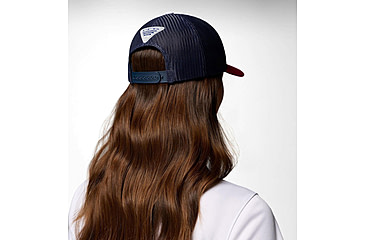 Image of Columbia PFG Fish Flag Mesh Snap Back