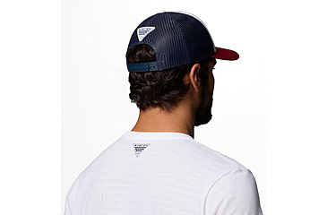 Image of Columbia PFG Fish Flag Mesh Snap Back