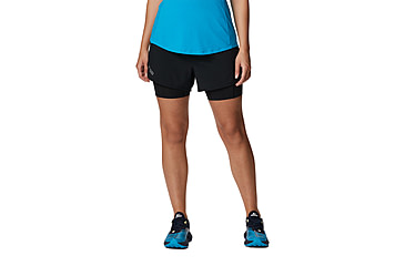 Image of Columbia Endless Trail 2n1 Short - Womens, Black, S, 2031841-010-S-3
