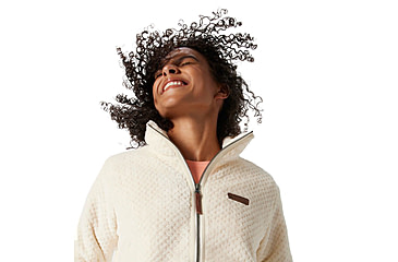 Image of Columbia Fire Side II Sherpa Full Zip Fleece - Womens, Chalk, Extra Small, 1819791191ChalkXS