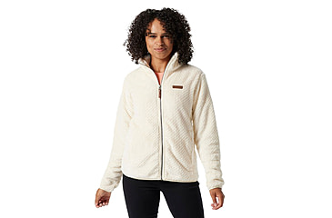 Image of Columbia Fire Side II Sherpa Full Zip Fleece - Womens, Chalk, Extra Small, 1819791191ChalkXS