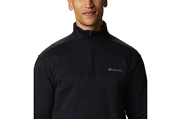 Image of Columbia Hart Mountain II Half Zip Sweatshirt - Mens, Black, M, 1411621-010-M