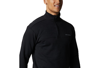 Image of Columbia Hart Mountain II Half Zip Sweatshirt - Mens, Black, M, 1411621-010-M
