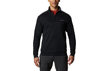 Image of Columbia Hart Mountain II Half Zip Sweatshirt - Mens, Black, M, 1411621-010-M