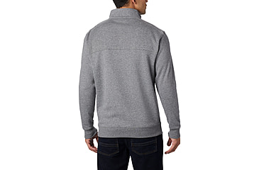Image of Columbia Hart Mountain II Half Zip Sweatshirt - Mens, Charcoal Heather, S, 1411621-030-S