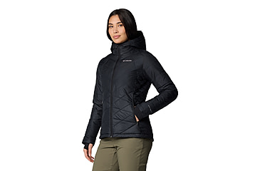 Image of Columbia Heavenly Hooded Jacket - Womens, Black, S, 1738151-012-S