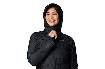 Image of Columbia Heavenly Hooded Jacket - Womens, Black, S, 1738151-012-S