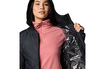 Image of Columbia Heavenly Hooded Jacket - Womens, Black, S, 1738151-012-S