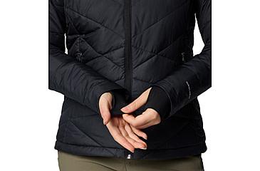 Image of Columbia Heavenly Hooded Jacket - Womens, Black, S, 1738151-012-S