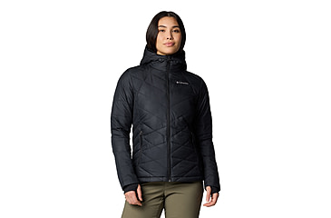 Image of Columbia Heavenly Hooded Jacket - Womens, Black, S, 1738151-012-S