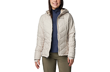 Image of Columbia Heavenly Hooded Jacket - Womens, Dark Stone, L, 1738151-278-L