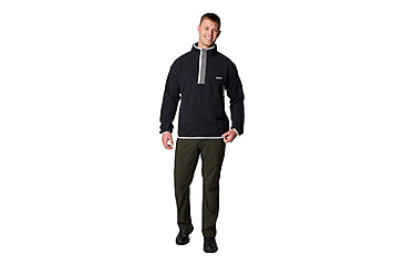 Image of Columbia Helvetia II Half Snap Fleece - Mens, Black, Large, 2090891010-010-L