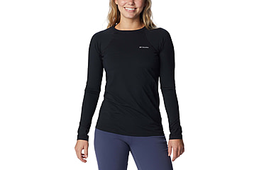 Image of Columbia Midweight Stretch Long Sleeve Top - Womens, Black, Large, 1639021-011-L