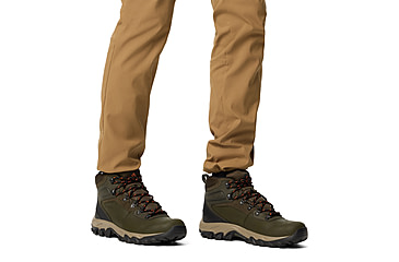 Image of Columbia Newton Ridge Plus II Waterproof Hiking Boot - Mens, Deep Olive/Desert Sun, 11.5, 1594731-315-11.5