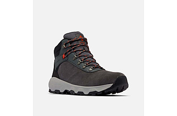 Image of Columbia Newton Wander Boots - Mens, Dark Grey/Red Quartz, 10 US, 2109441-089-10