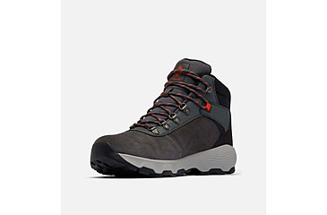 Image of Columbia Newton Wander Boots - Mens, Dark Grey/Red Quartz, 10 US, 2109441-089-10
