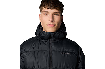 Image of Columbia Pike Lake II Hooded Jacket - Mens, Black, Small, 2050931-012-S