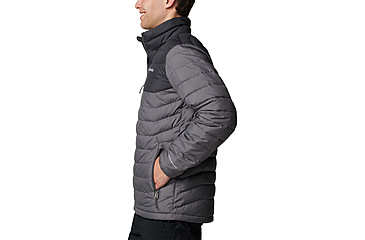 Image of Columbia Powder Lite II Jacket - Mens, City Grey/Shark, Small, 2086961-023-S
