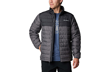 Image of Columbia Powder Lite II Jacket - Mens, City Grey/Shark, Small, 2086961-023-S